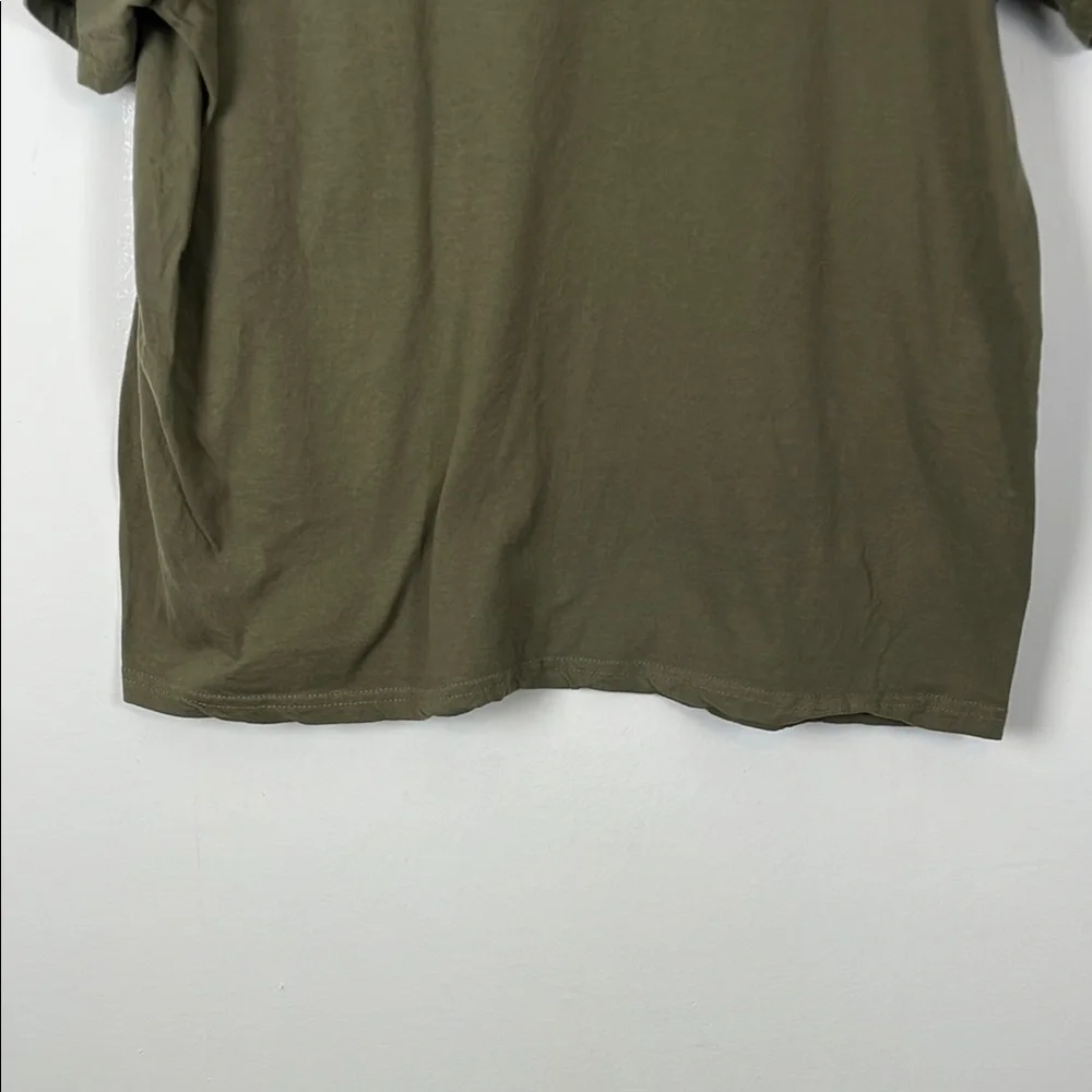 True Religion Men's XL Short Sleeve Pullover Stretch Casual Olive Green T-Shirt